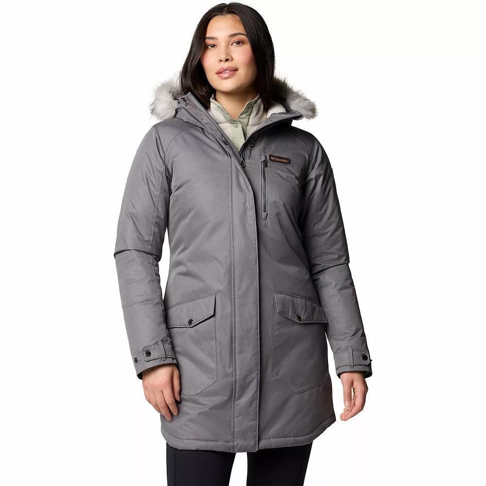 Women's Columbia Suttle Mountain Faux Fur Long Insulated Jacket,  Product Image