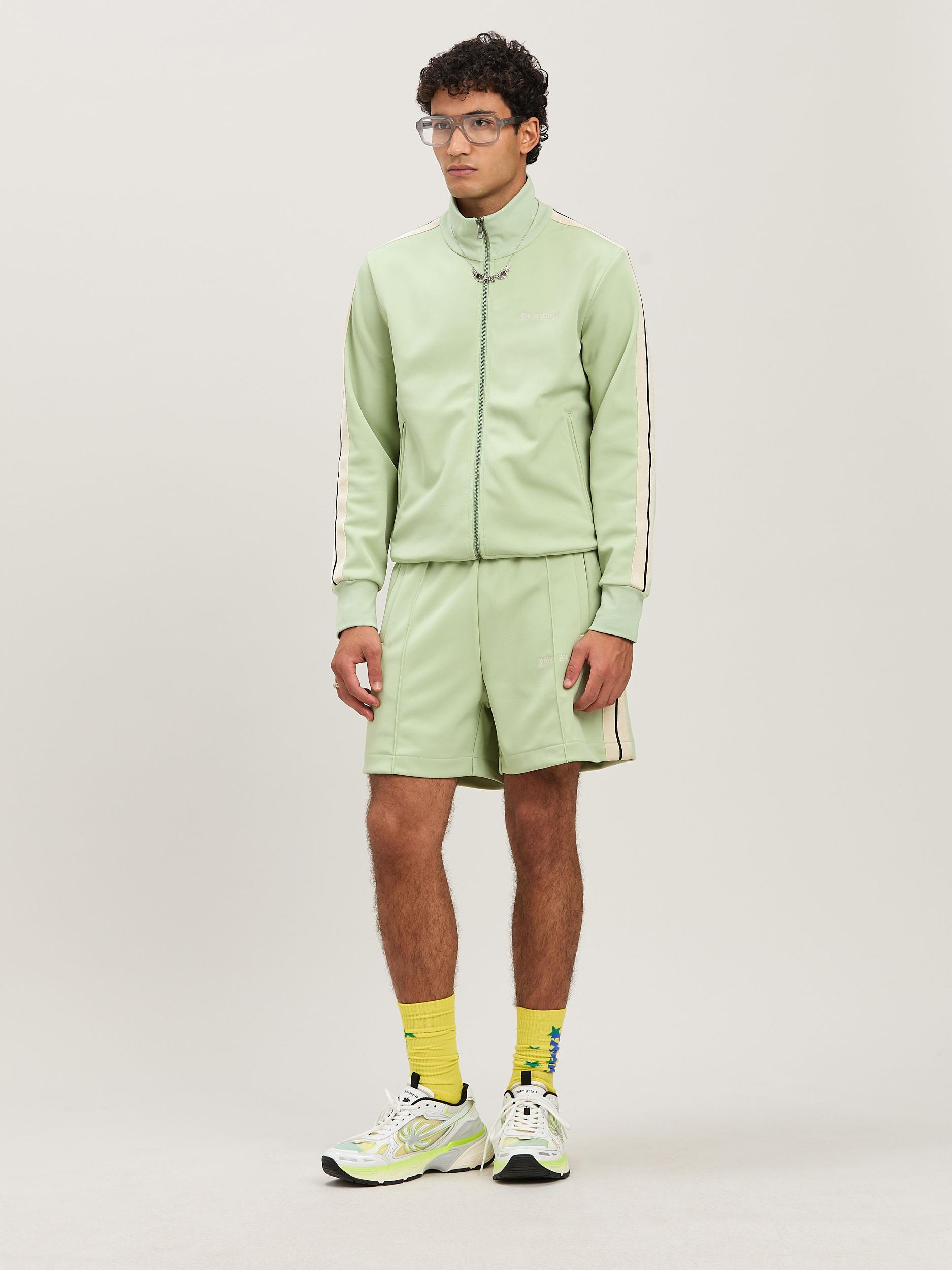 CLASSIC LOGO TRACK SHORTS FOREST GREEN - Product Image