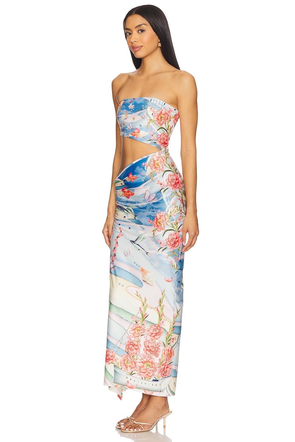 Gwen Nacar Dress Agua Bendita Product Image
