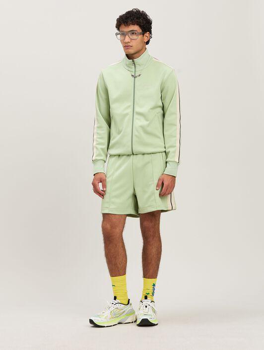 CLASSIC LOGO TRACK SHORTS FOREST GREEN - Product Image