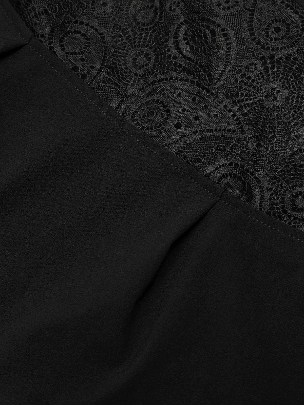 Aelfric Eden Lace Patchwork Baggy Sweatpants Product Image