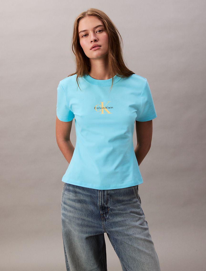 Monogram Logo Slim T-Shirt Product Image