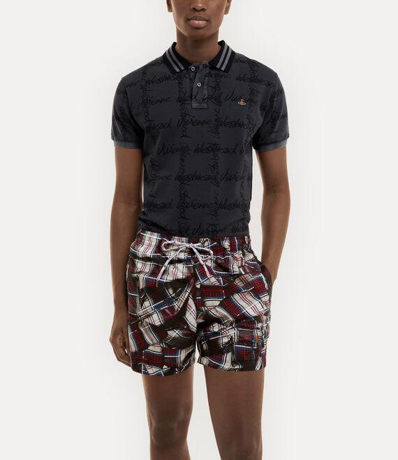 Draped Tartan Surf Boxer Product Image