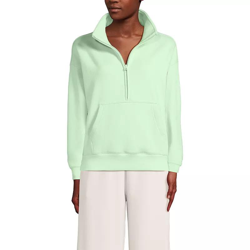 Women's Lands' End Modern Fit Half-Zip Sweatshirt,  Product Image