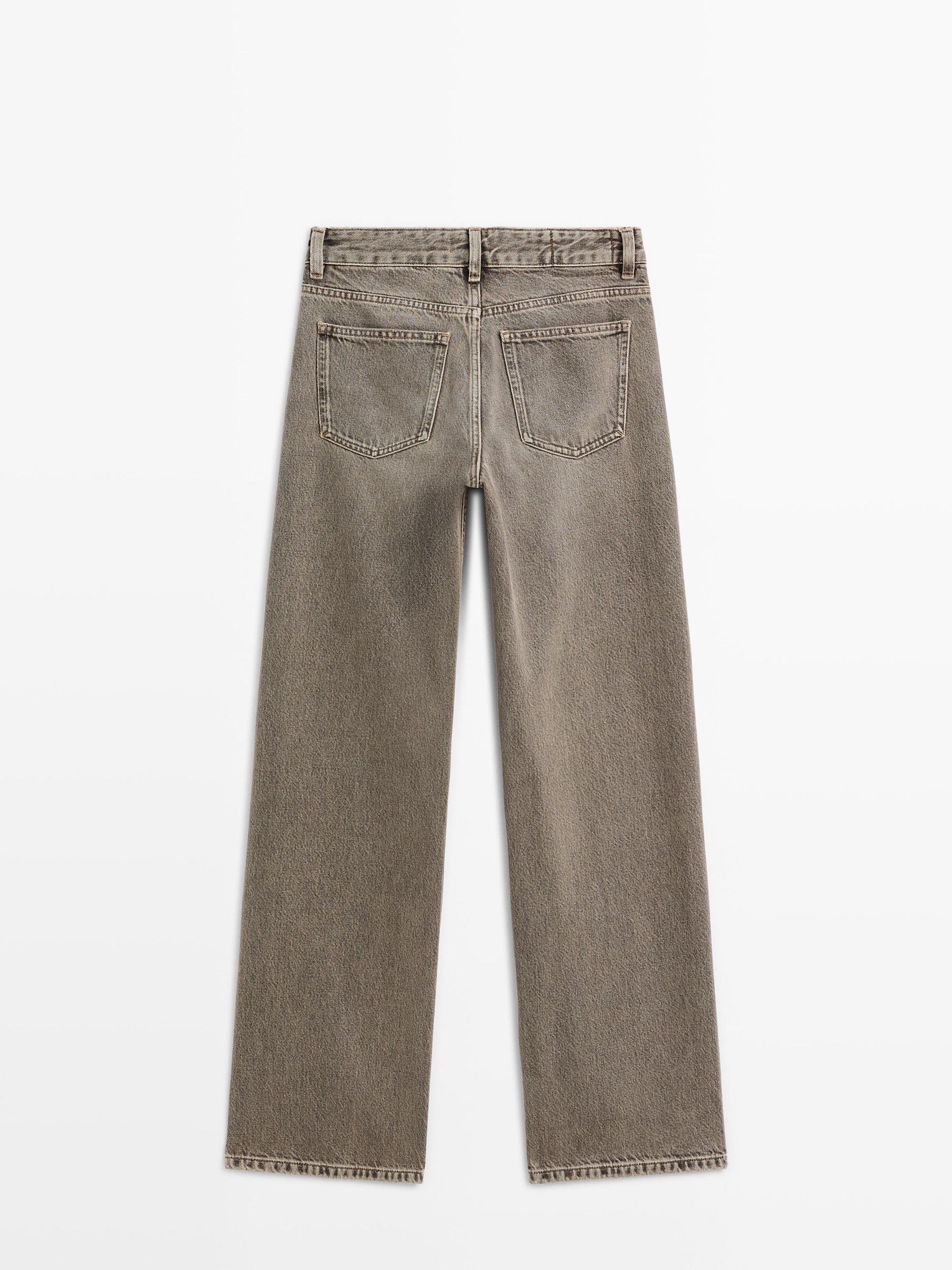 Mid-rise wide-leg jeans Product Image