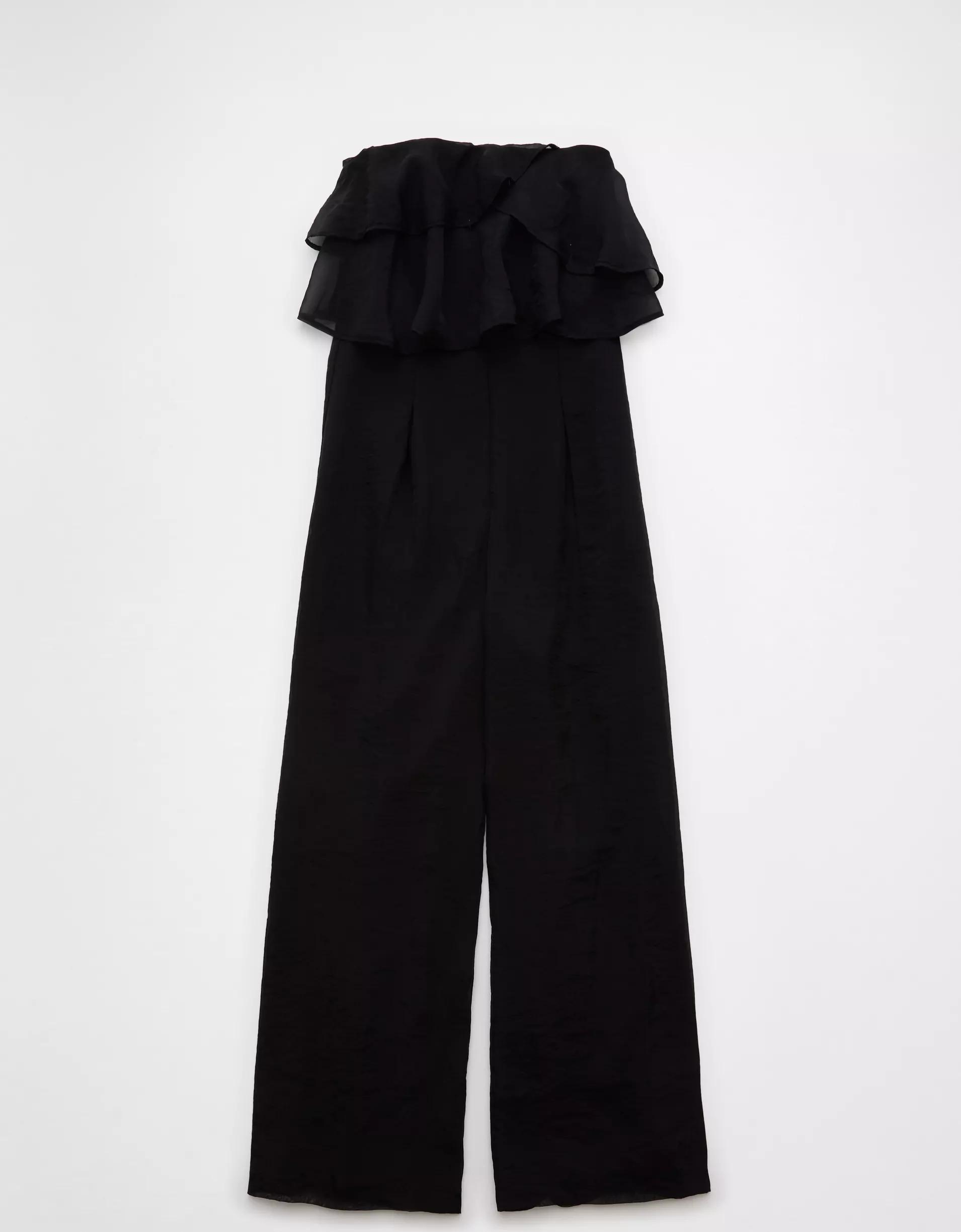 AE Strapless Ruffle Jumpsuit Product Image