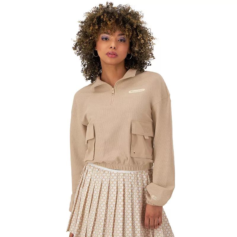 Women's Champion® Campus Pique 1/4-Zip Pullover,  Product Image