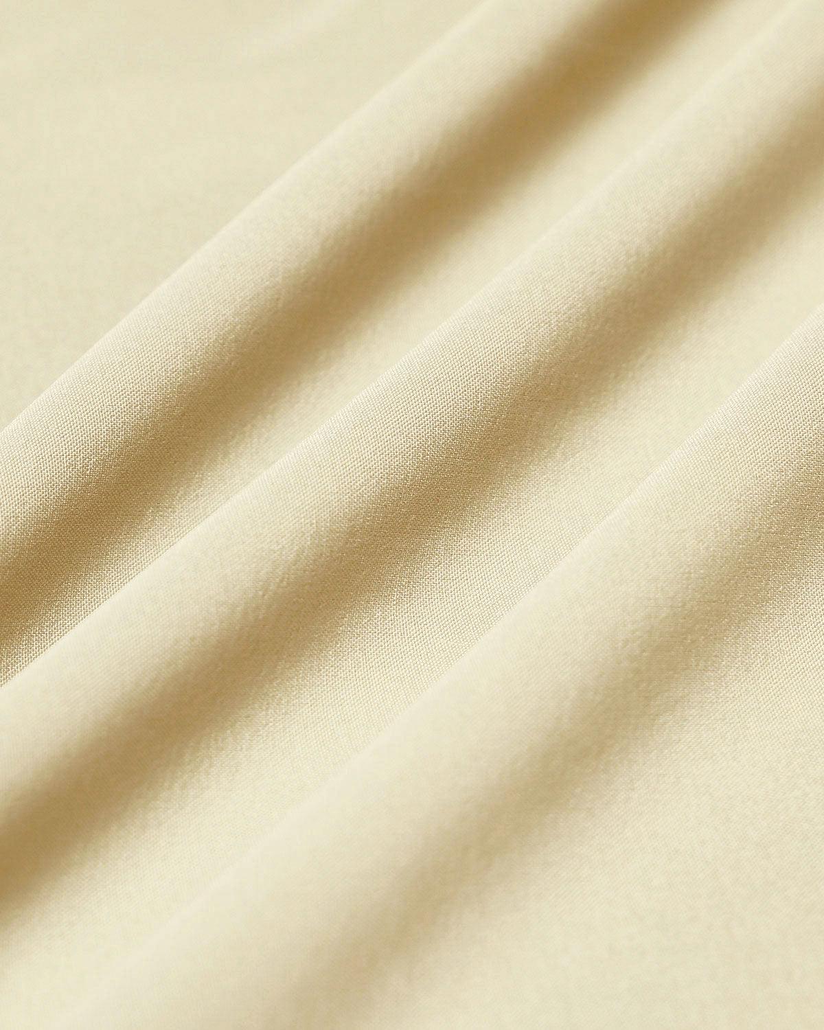 Yellow Square Neck Pocket Slip Midi Dress Product Image