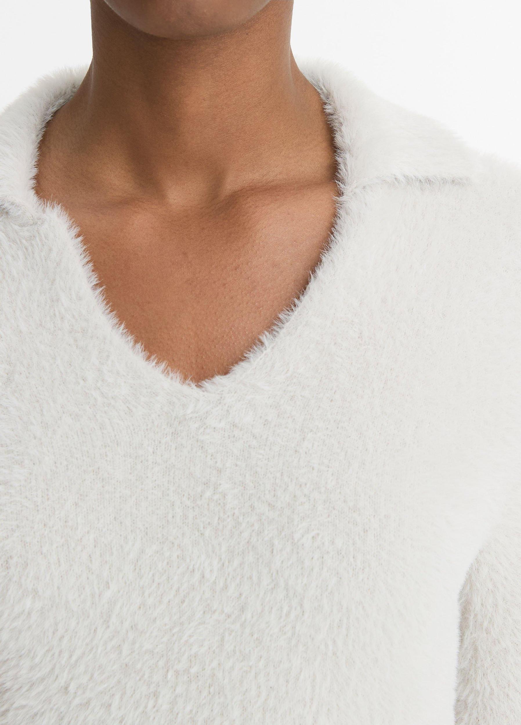 Eyelash Polo Sweater Product Image