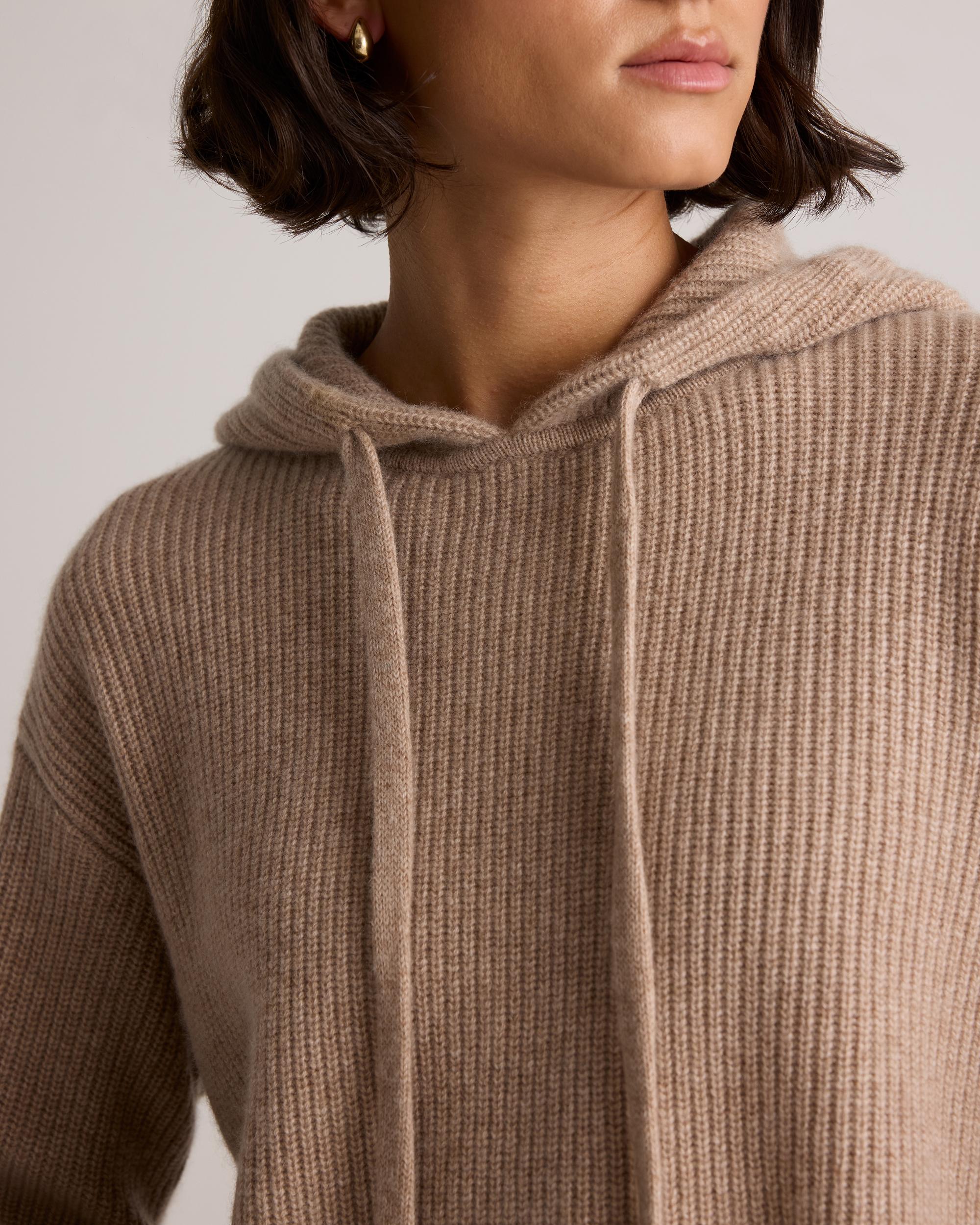 Quince | Women's Mongolian Cashmere Fisherman Crewneck Sweater Product Image