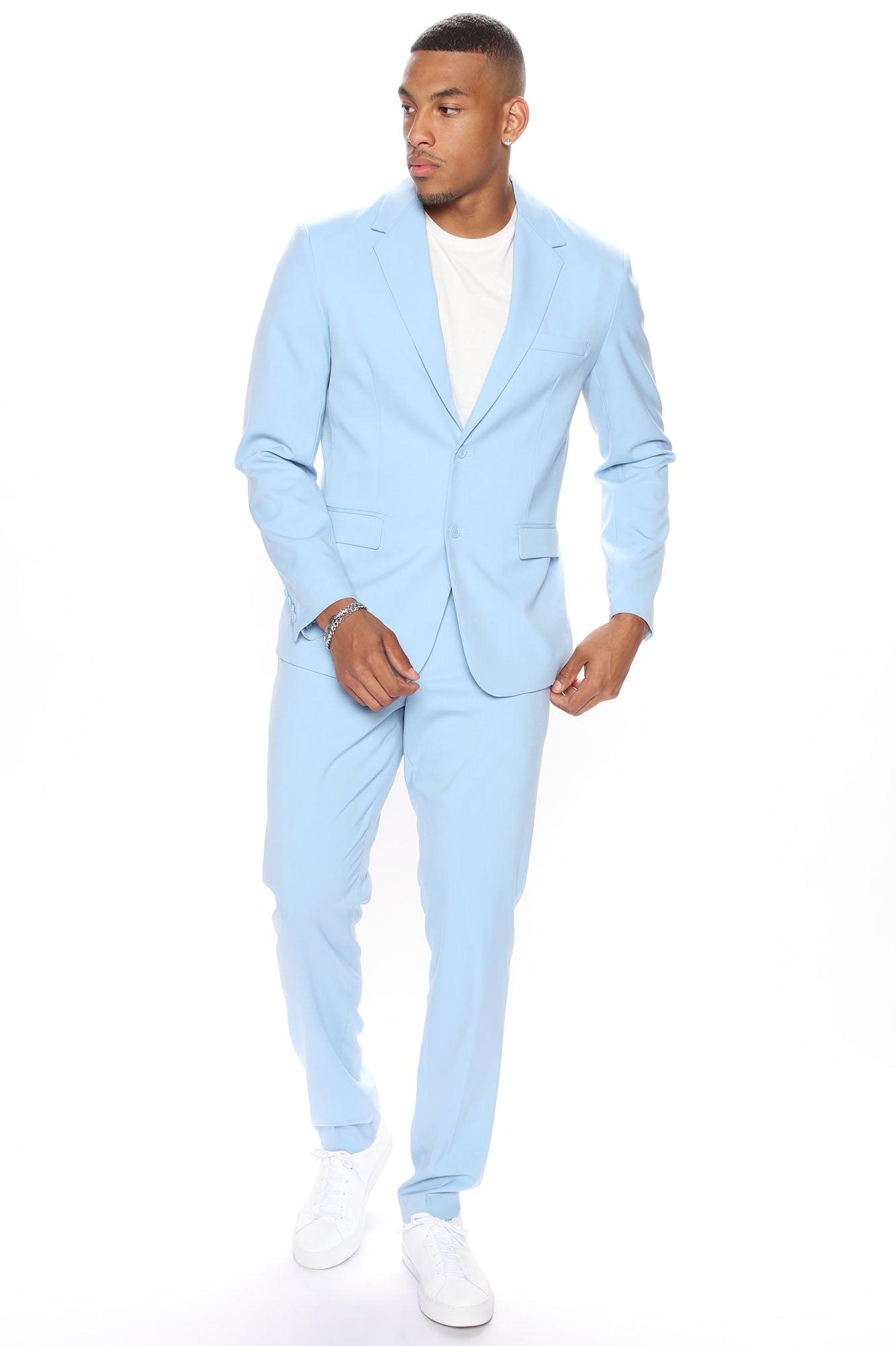 The Modern Stretch Suit Jacket - Light Blue Product Image