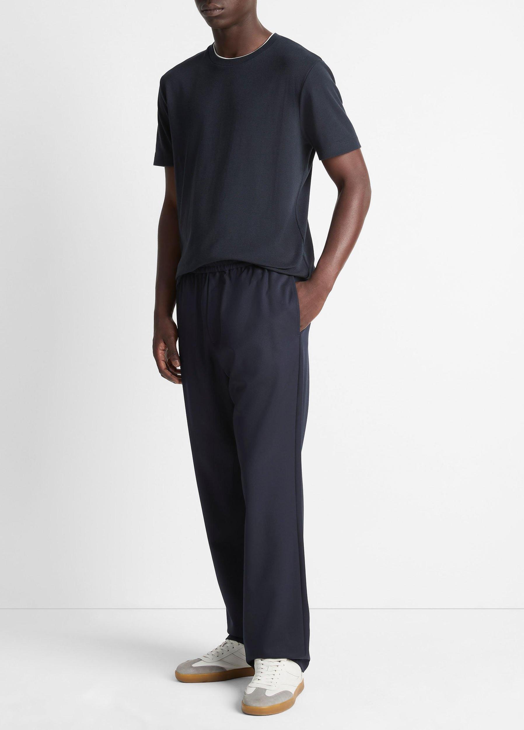 Louie Relaxed Wool-Blend Twill Pant Product Image