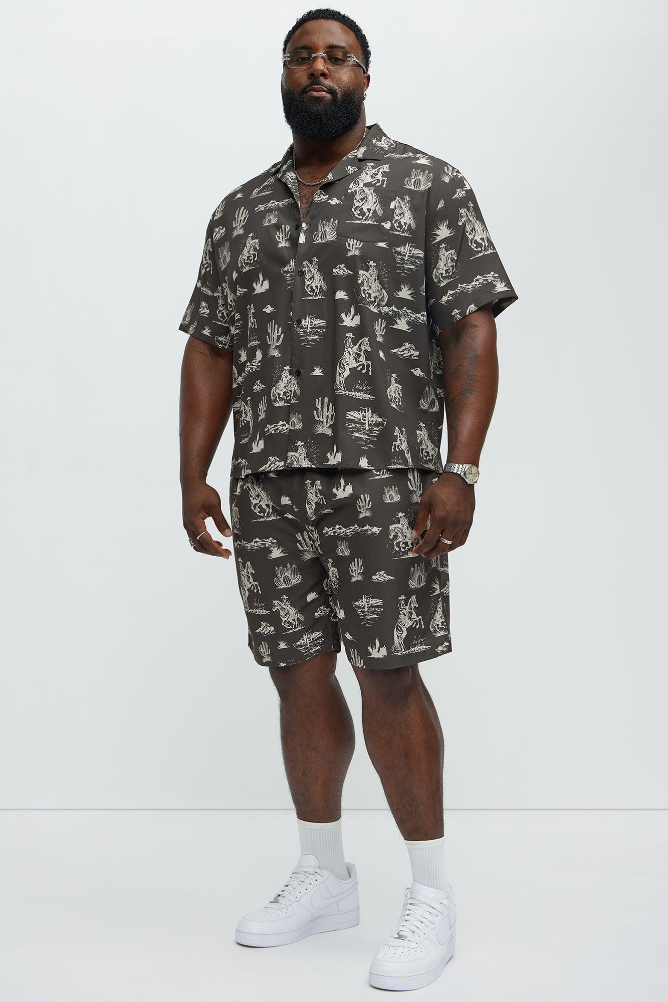 Wild West Relaxed Short - Brown Combo Product Image