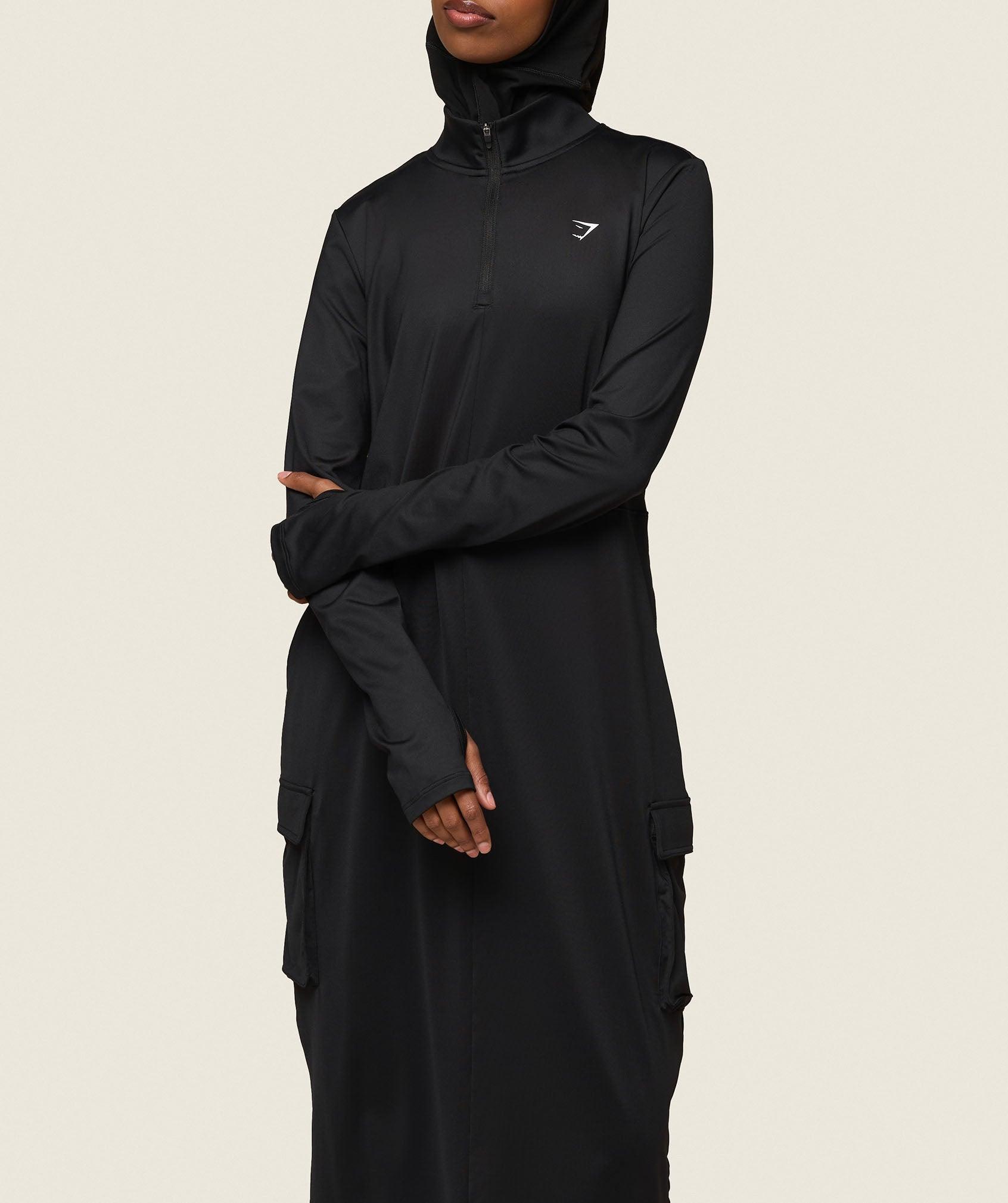 Gymshark GS x Leana Deeb Abaya - Black Female Product Image