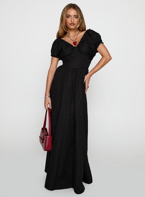 Breeanna Maxi Dress Black Product Image