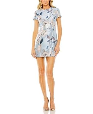 Womens Floral Cap-Sleeve Minidress Product Image