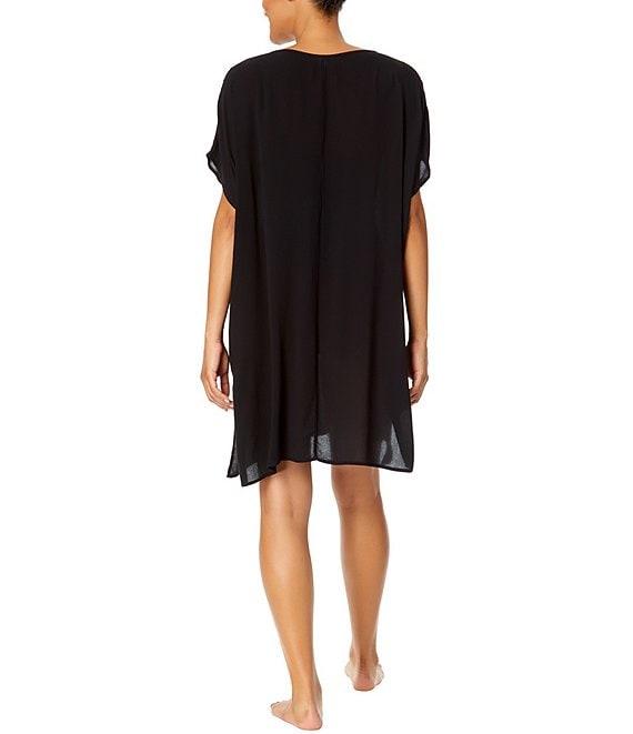 Anne Cole Easy Crinkle Rayon Tunic Swim Cover-Up Product Image