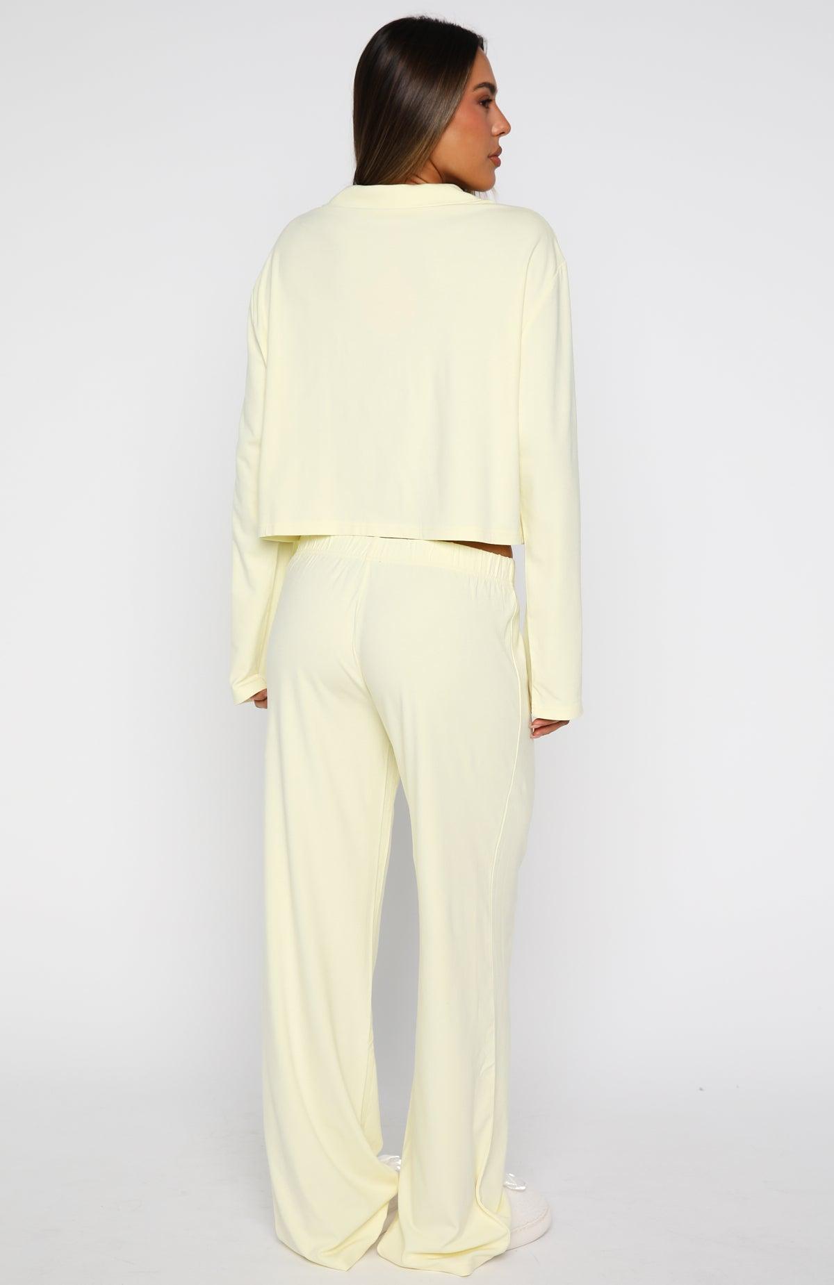 Bedtime Bliss Pyjama Set Lemon Product Image