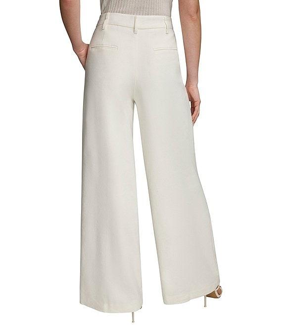 Donna Karan Pleated Wide Leg Pants Product Image