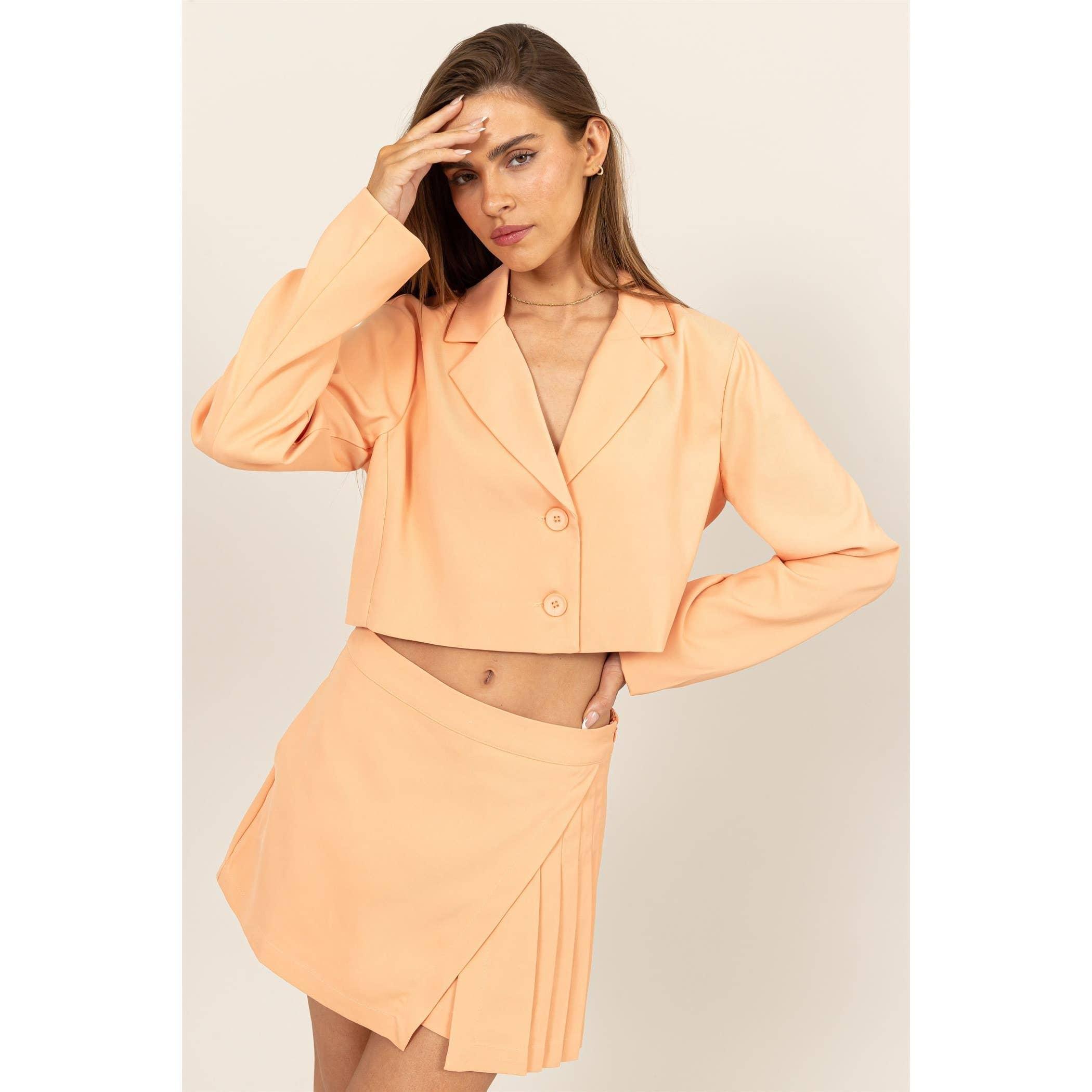 Peach Crop Blazer Product Image
