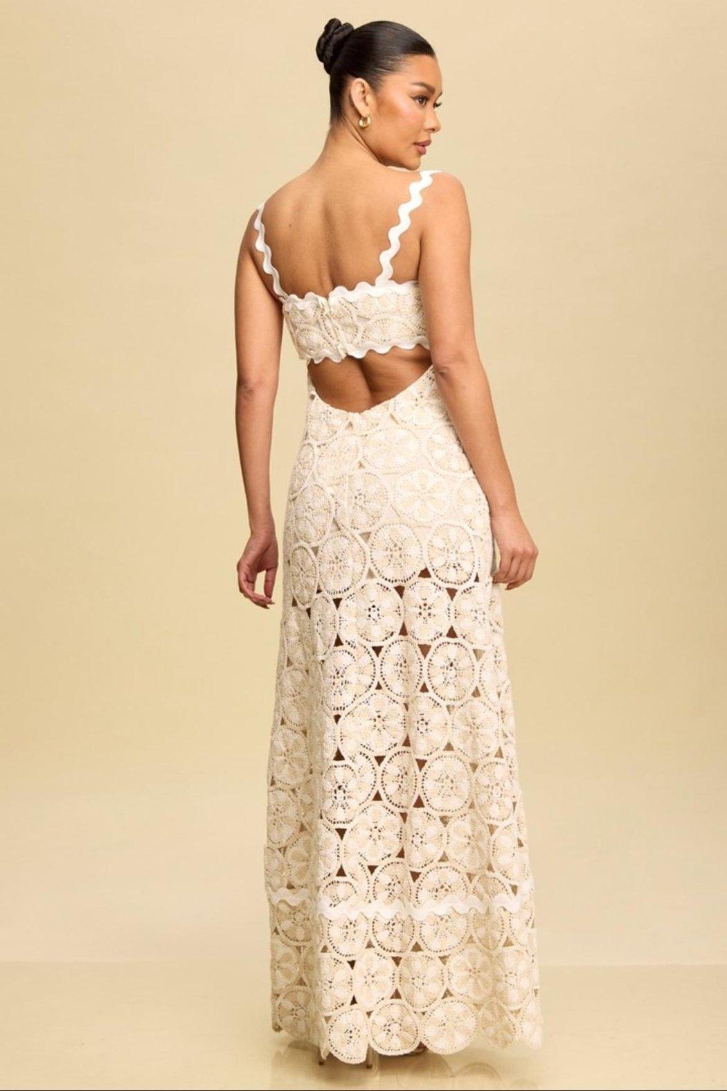 Crochet Lace Dress Product Image