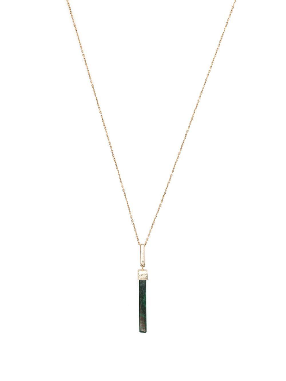 Onyx Bar pendant necklace Product Image