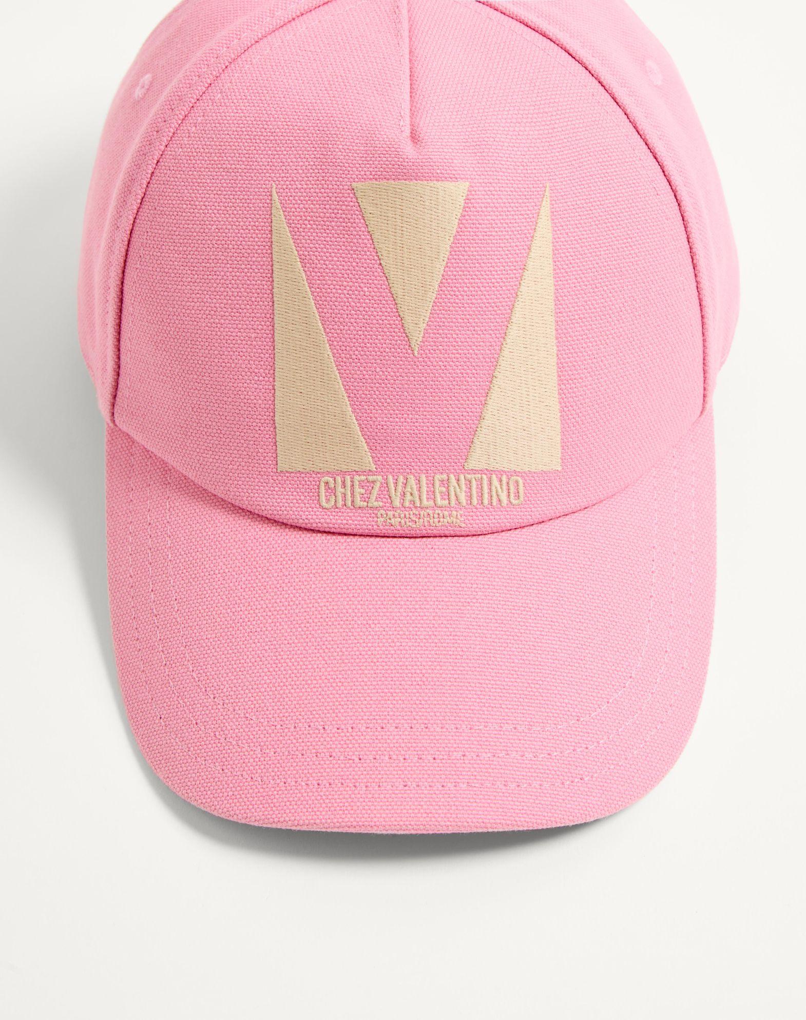 Chez Valentino Cotton Baseball Cap  Product Image