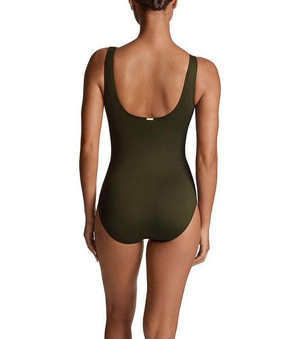Lauren Ralph Lauren Ring Over The Shoulder Underwire One Piece Swimsuit Product Image