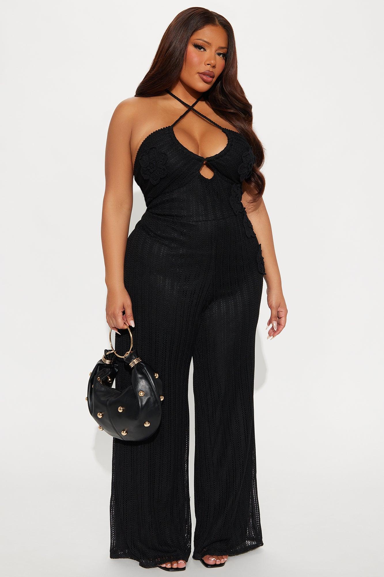 Marissa Crochet Jumpsuit - Black Product Image
