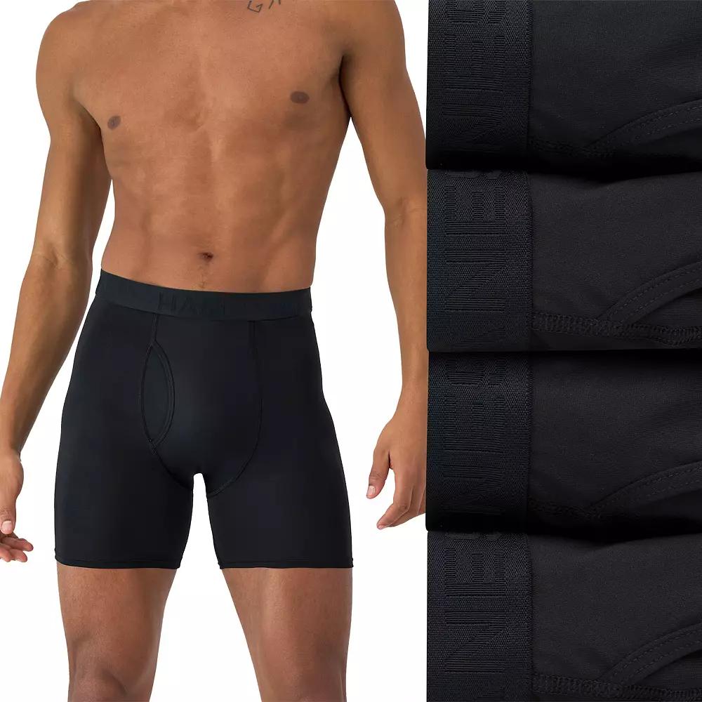 Men's Hanes® Ultimate 4-Pack Comfort Sport Performance Stretch Boxer Brief Underwear,  Product Image