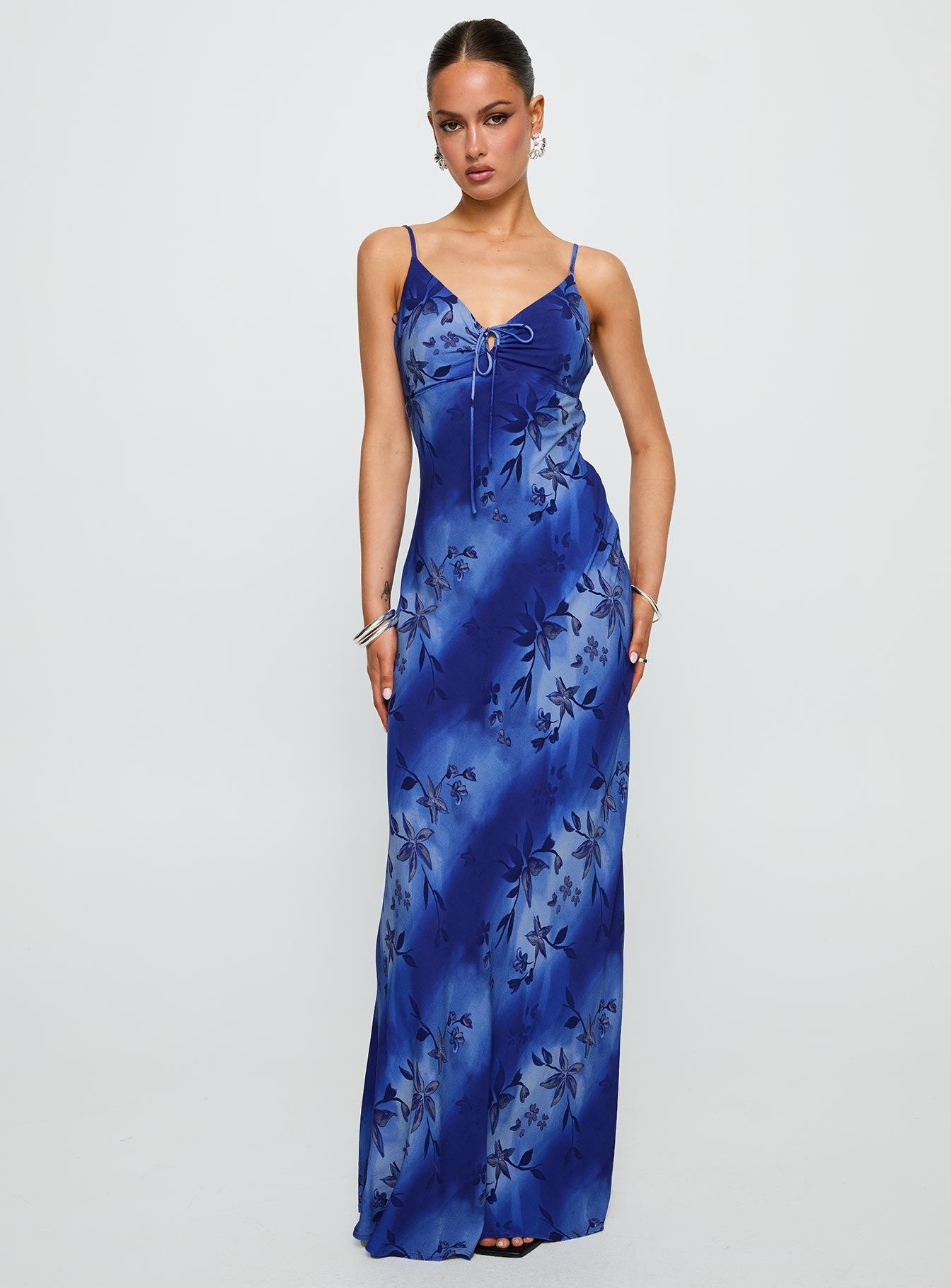 Lauraline Maxi Dress Blue Product Image