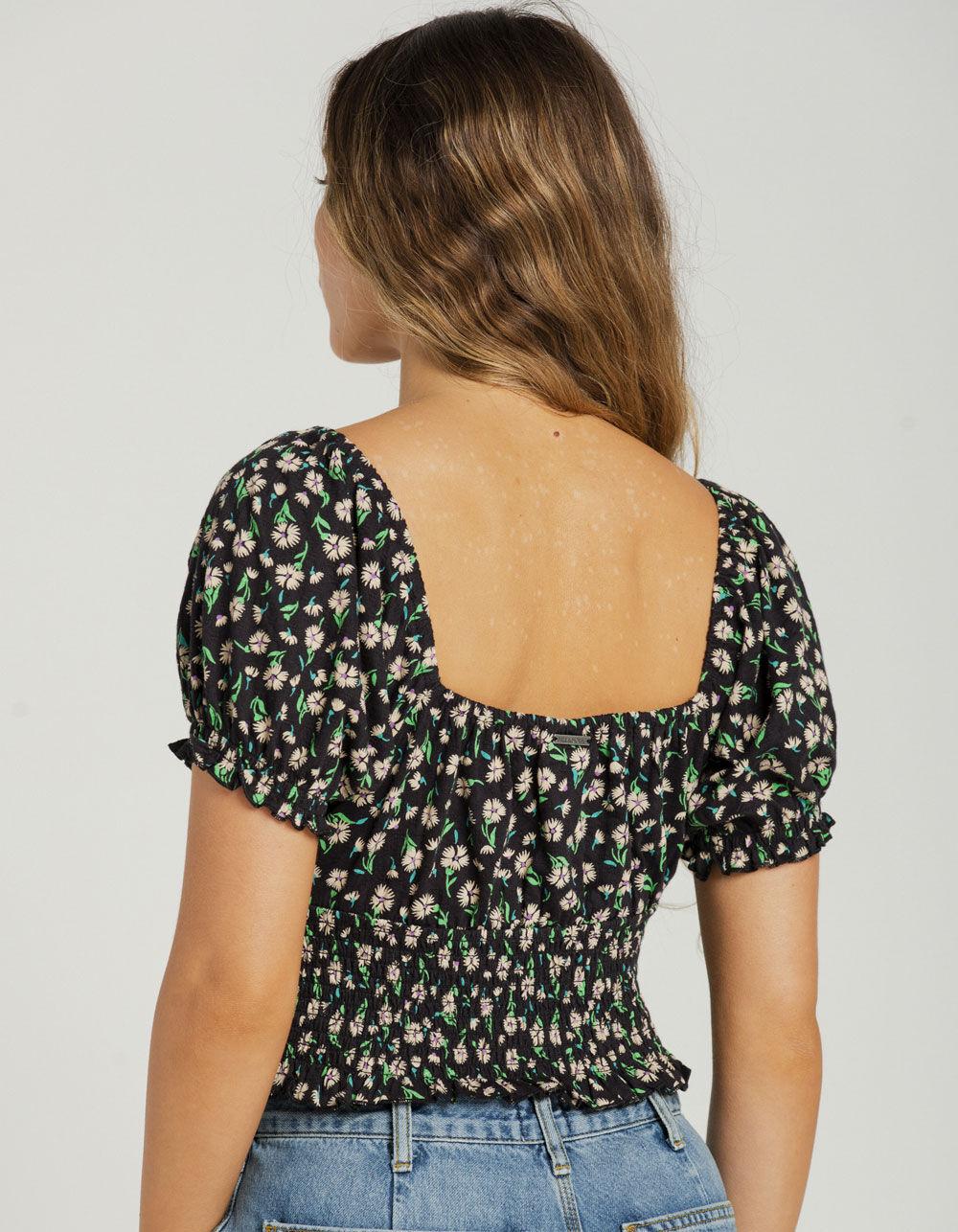 BILLABONG Love Song Womens Top - BLACK Product Image