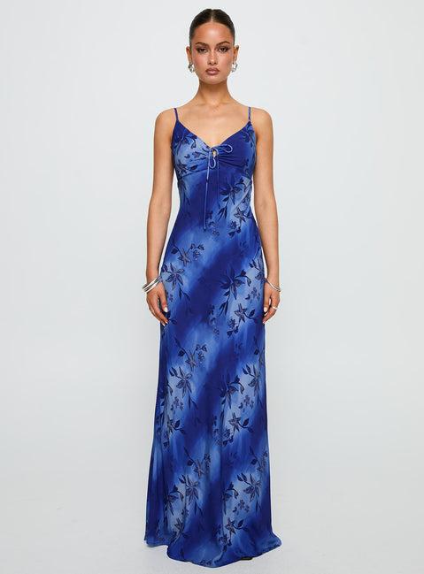 Lauraline Maxi Dress Blue Product Image