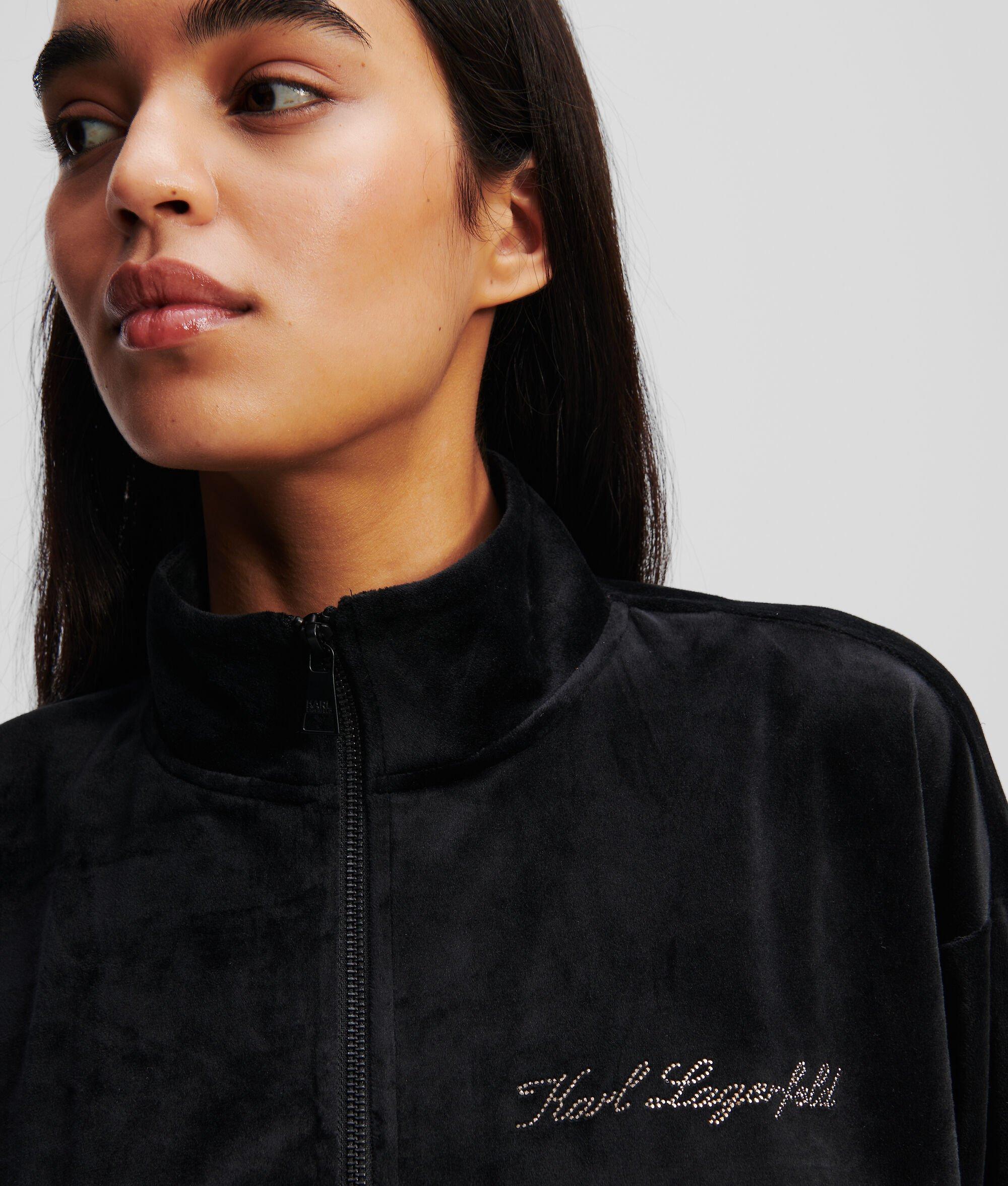 HOTEL KARL VELOUR ZIP-UP SWEATSHIRT Product Image