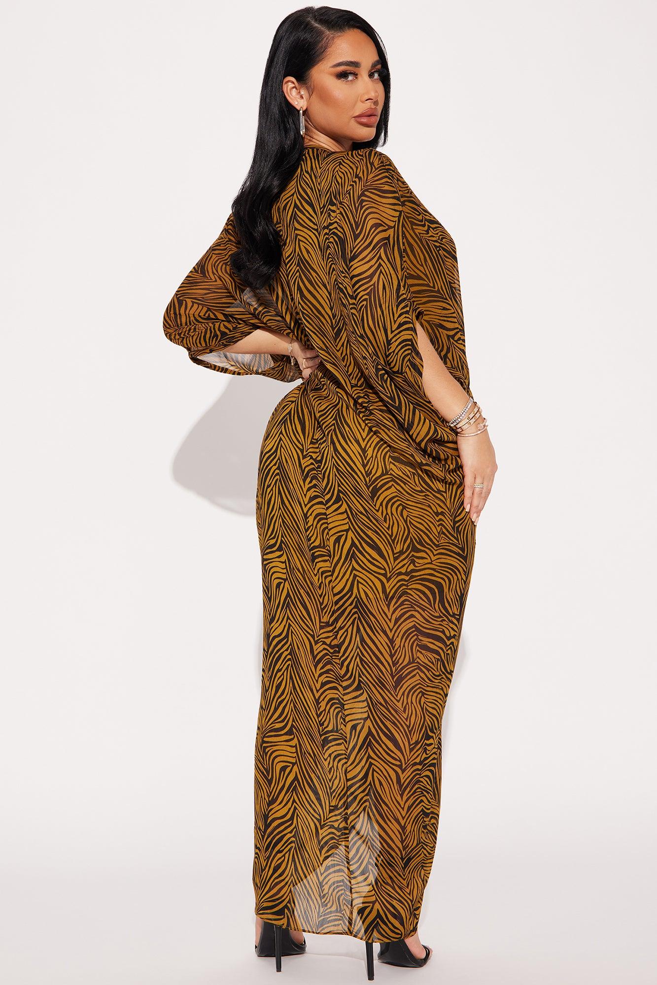 Iris Kaftan Maxi Dress - Yellow/combo Product Image