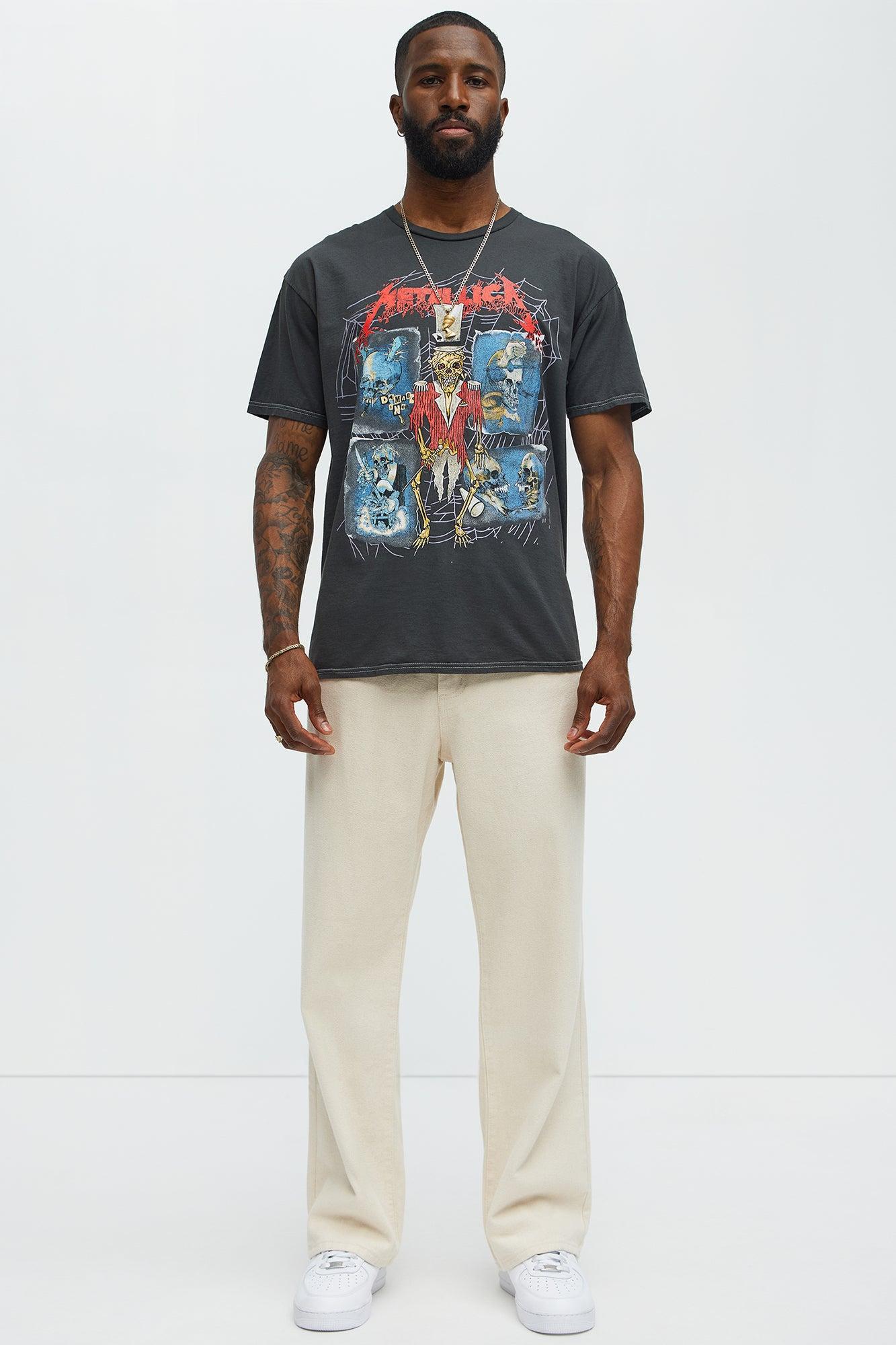 Metallica Skull Collage Short Sleeve Tee - Black Product Image