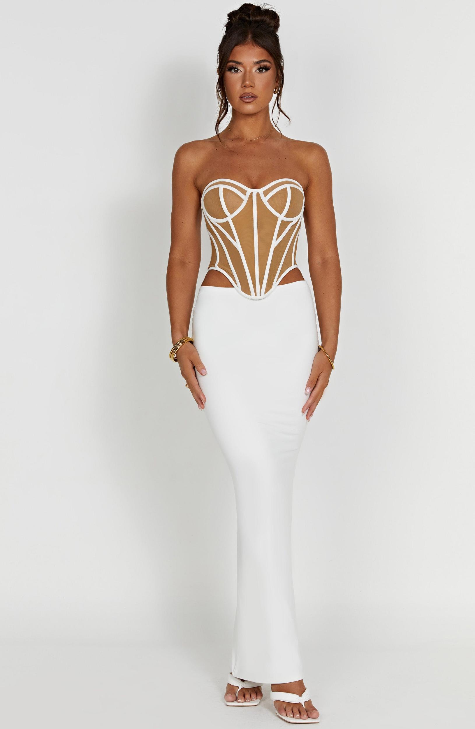 Santanna Corset - Ivory/Nude Product Image