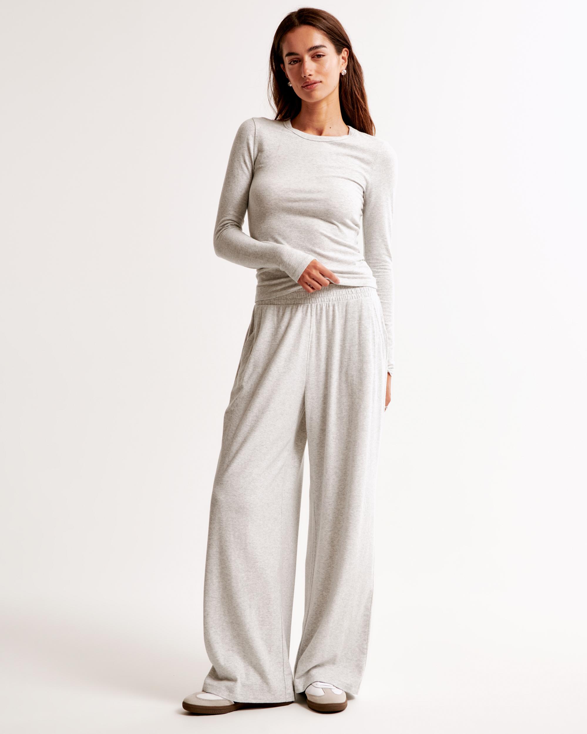 Cozy Lounge Knit Wide Leg Sweatpant Product Image
