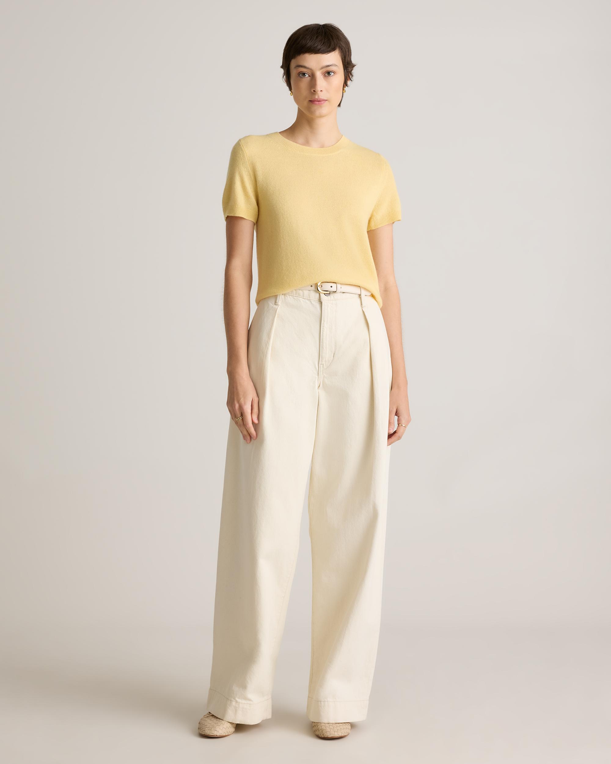 Quince | Women's Mongolian Cashmere T-Shirt Product Image