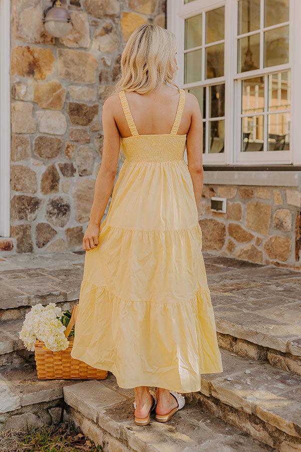 Sunny Horizon Maxi Dress in Yellow Product Image