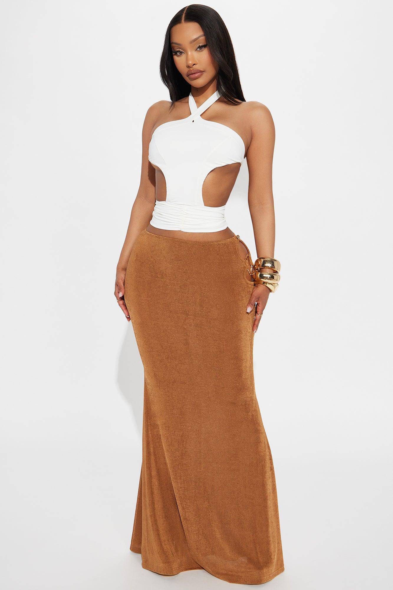 Dance With Me Halter Top - White Female Product Image