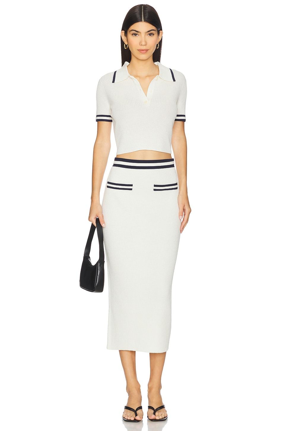 Whitten Short Sleeve Polo SIMKHAI Product Image