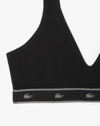 Stretch Cotton Triangle Bralette Product Image