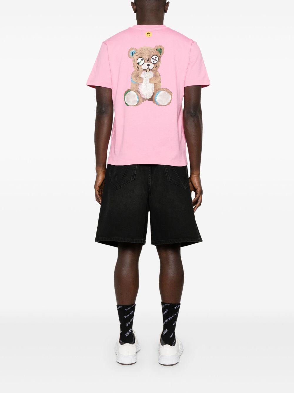 teddy bear-print T-shirt Product Image