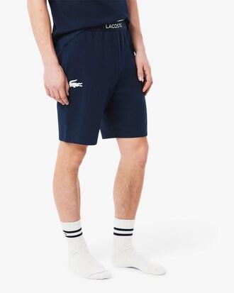 Straight Fit Fleece Pyjama Shorts Product Image