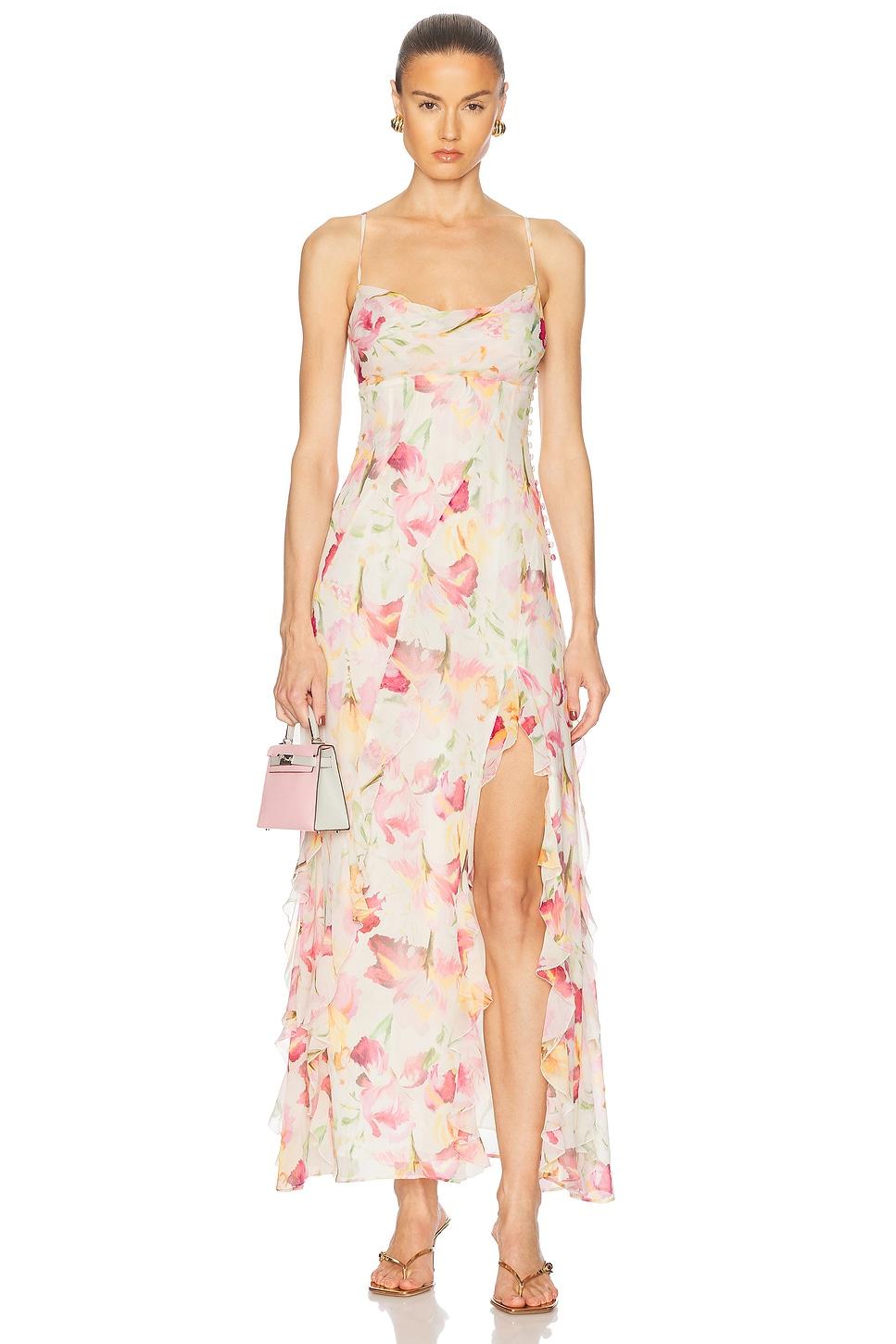 Kamila Ruffle Cowl Gown Product Image