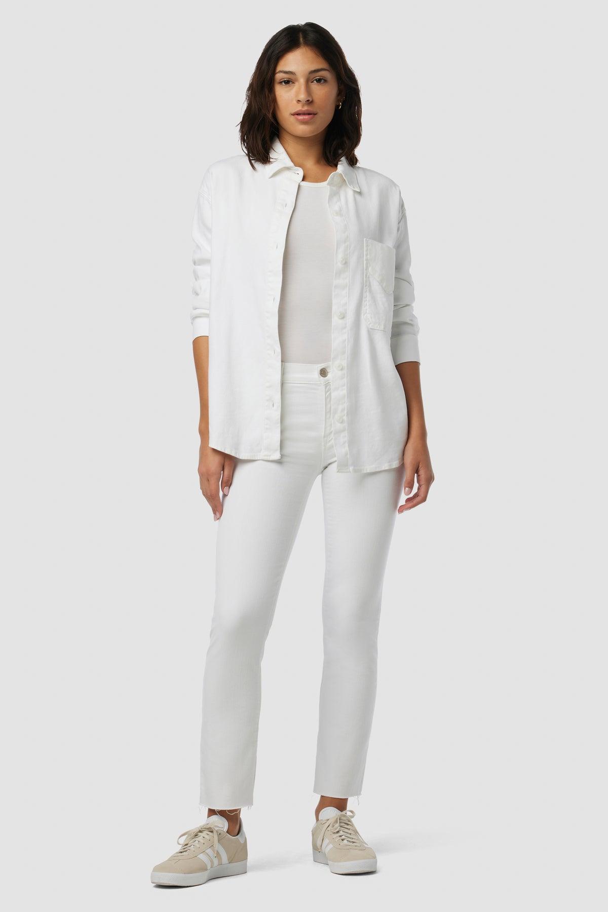 Oversized Button Down Shirt Female Product Image