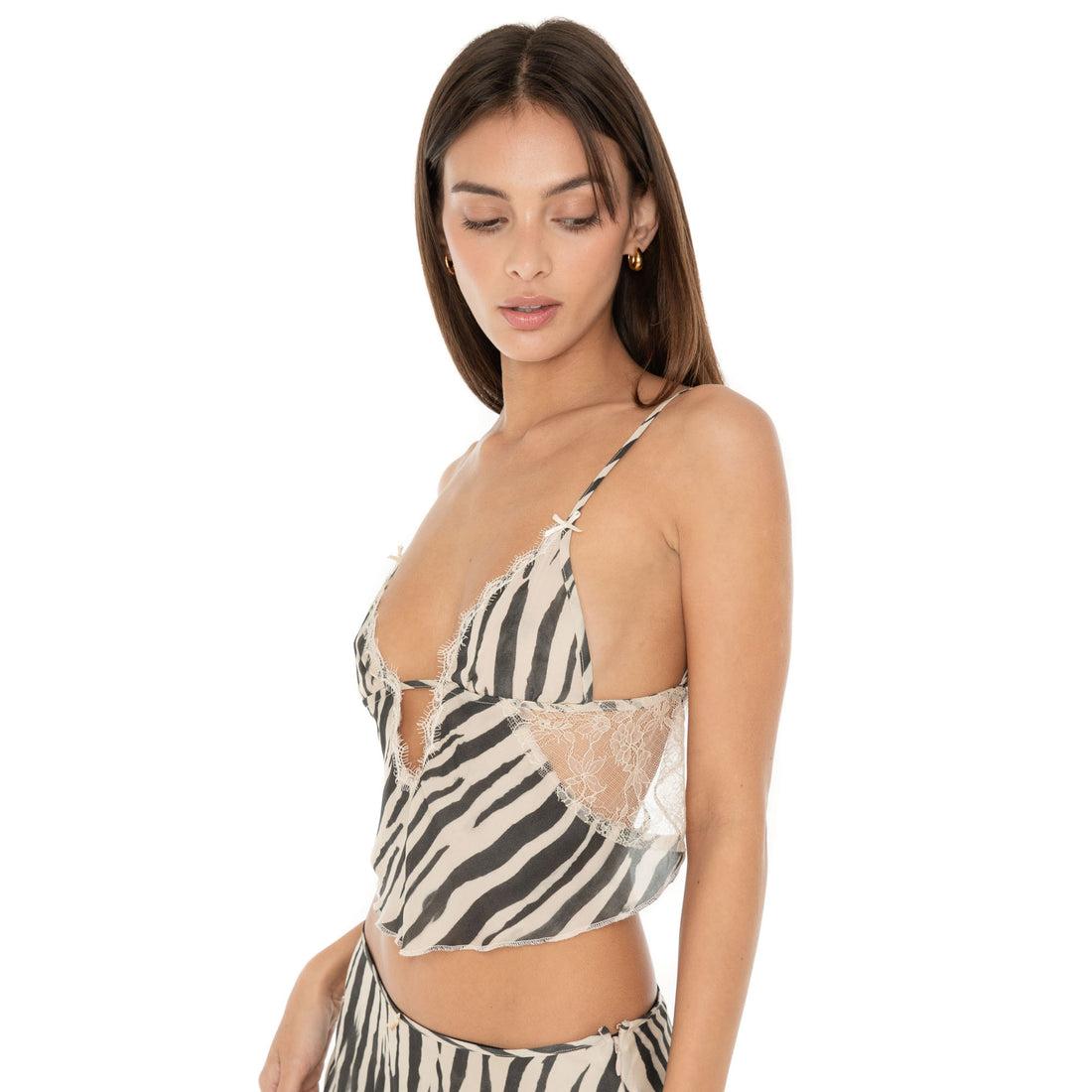 Women's Cloud Knit Modal Long Sleeve Notch Collar Top and Pants Pajama Set - Auden™ Cream Hearts XL Product Image