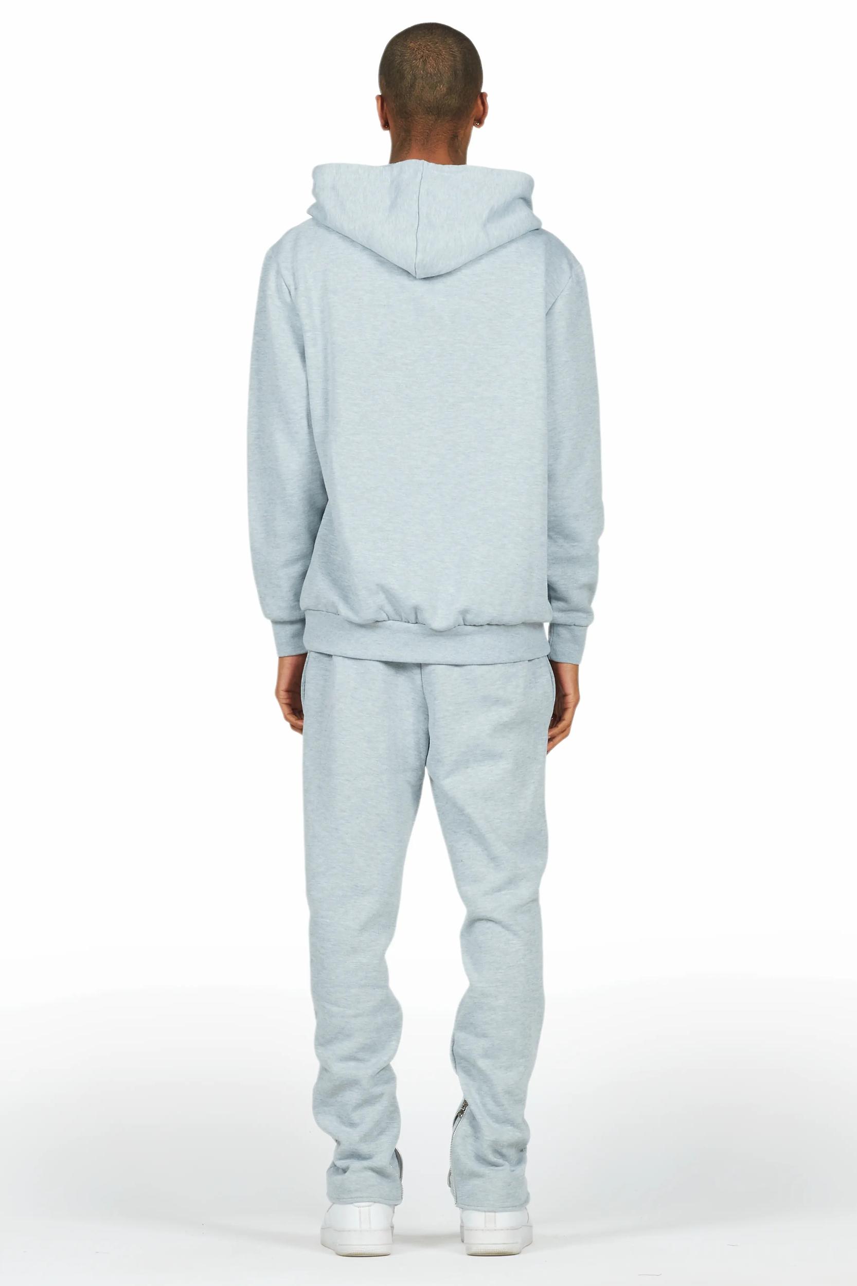 Briggs Heather Grey Hoodie/Slim Fit Track Set Male Product Image