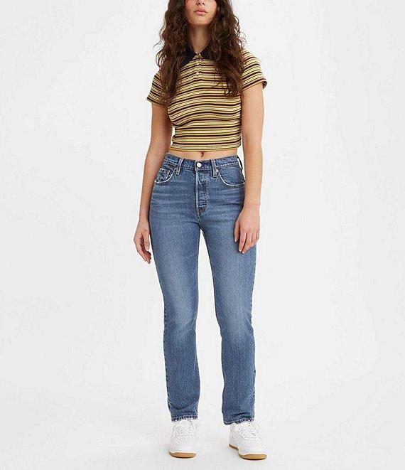 Levi's® 501® Original High Rise Straight Leg Jeans Product Image